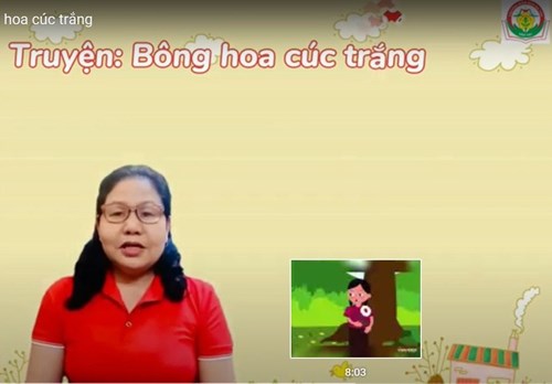 Văn học   Bông Hoa cúc trắng  - Giáo viên: Dương Thị Kim Thơm